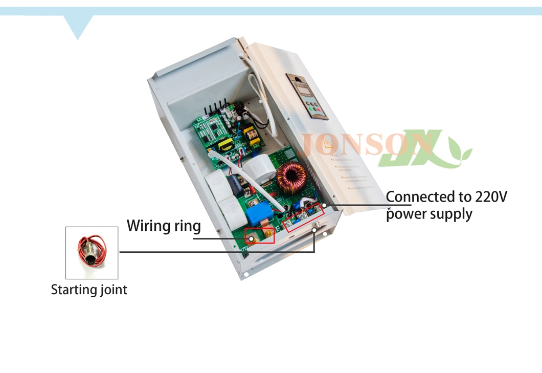 Jonson 220V / 8kw Electromagnetic Induction Heater Infineon Inverter Technology Water Induct Heater