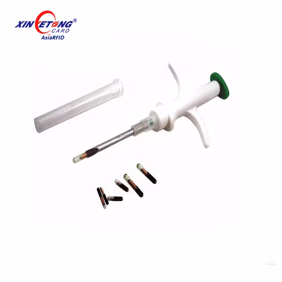 125KHz小型ペットRFIDガラスタグマイクロチップ1.25x7mm魚犬猫ペット追跡ID用